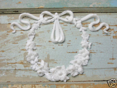 Shabby N Chic Large Wreath * Furniture Appliques • 14.26$