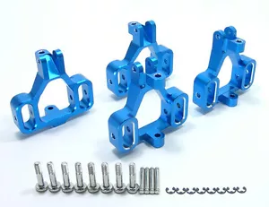 4Pcs ALLOY F/ R C-Hub Fits HPI SAVAGE 21 25 4.6 SS X - Picture 1 of 1