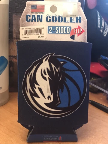 Dallas Mavericks Mavs can cooler koozie holder mavs 2 sided! NBA MFFL Cover