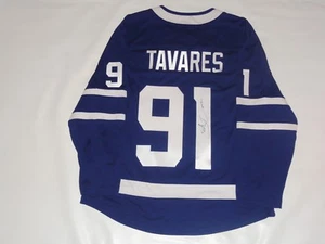 JOHN TAVARES SIGNED TORONTO MAPLE LEAFS FANATICS JERSEY PROOF JSA COA LICENSED - Picture 1 of 5