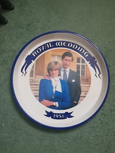 Charles Diana 1981 wedding, tray - Picture 1 of 3