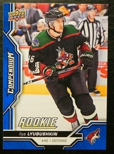 2018-19 18/19 Upper Deck Compendium ROOKIE #847 Ilya Lyubushkin Arizona Coyotes - Picture 1 of 2