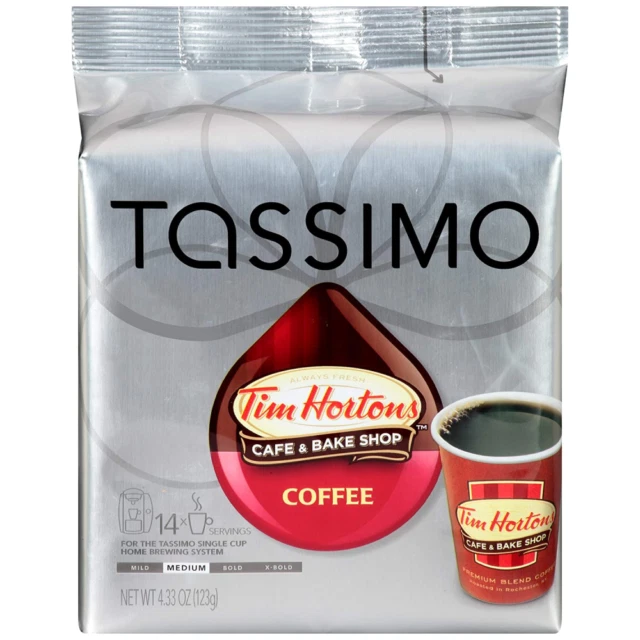 TASSIMO Tim Hortons Coffee T-Discs Bag - 70