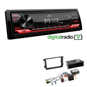 JVC KD-X182DB MP3 DAB+ USB Autoradio für Skoda Rapid + Spaceback mit Canbus - Bild 1 von 5