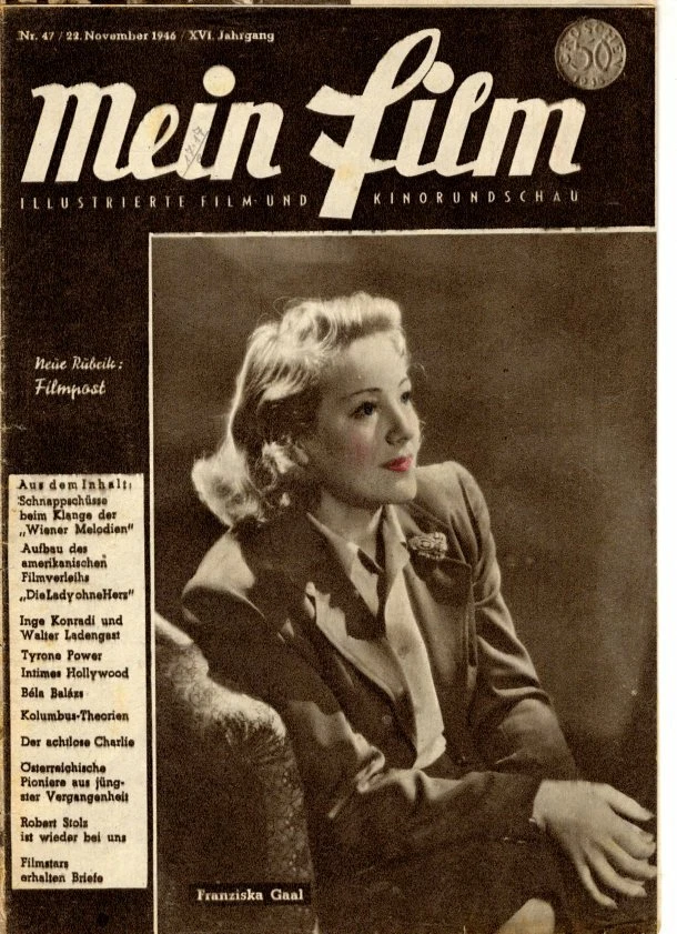 MEIN FILM 47/1946 – FRANZISKA GAAL, TYRONE POWER, MARGARET LOCKWOOD, JAMES MASON - Image 1 of 1