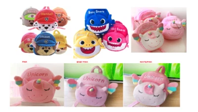 Paw Patrol baby акула и единорог 3-D плюшевый рюкзак для маленьких детей в возрасте от 1 до 5 лет - Изображение 1 из 4