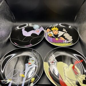 Disney Villains Salad Plate Set Of  4 By  Zrike Brands