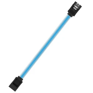 0.5ft SATA 3.0 6Gbps Straight Solid State Drive Cable with Locking Latch Cable - Picture 1 of 6