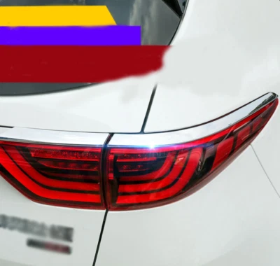 ABS Chrome Rear Tail Light Lamp Garnish Trim Cover For Kia Sportage 2017-2018 - image 1 of 4