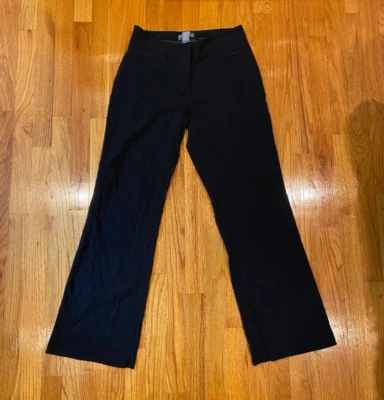 Bass Black Stretch Flared Trouser Pants - Size 4 - Image 1 of 4