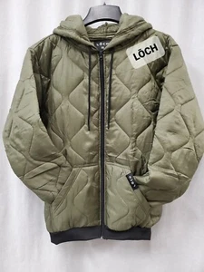 LOCH FULL ZIP Woobie Hoodie X-Small OD Green Unisex - Picture 1 of 3