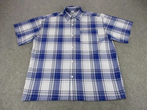 CalTop Hemd Herren 3XL XXXL blau weiß kariert Knopfleiste Freizeit OG Lowrider - Bild 1 von 9