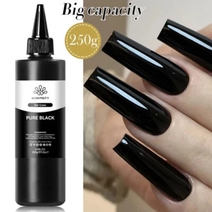 BORN PRETTY 250g Color Black White Gel Semi Permanent Soak Off UV LED Varnish - Picture 1 of 13
