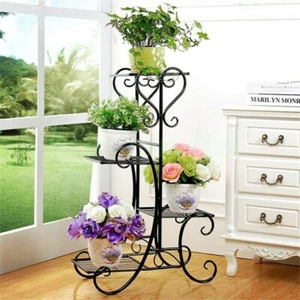Blumentreppe Blumenständer Metall Pflanzentreppe Blumenbank Blumenetagere Garten - Bild 1 von 10