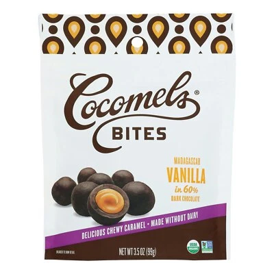 Cocomels Vanilla Bites Organic - 3,5 oz (paquete de 6) Foto 1 de 3