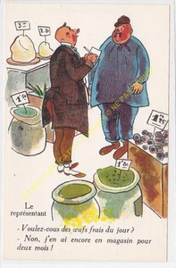 Cpa Humour Illustrator The Representative Walnut 80 - Picture 1 of 2