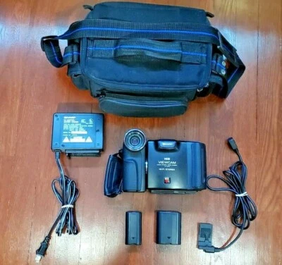 Sharp Hi8 ViewCam Video Camera VL-H410U 1.8 f=4.5-36mm AF Zoom Lens Hi-Fi Stereo - Image 1 of 4