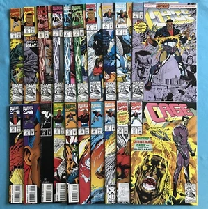 CAGE (1992) SET COMPLETO 20 NUMERI #1-20 AVG VF 8.0 MARVEL COMICS - Foto 1 di 8
