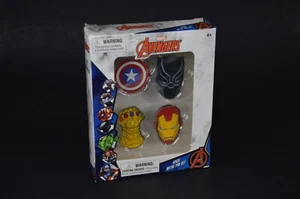 Marvel Comics Avengers 4er Set Emaille Anstecknadeln Captain America IronMan Schild - Bild 1 von 2