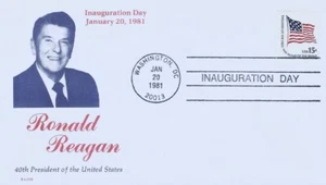 REAGAN - BUSH INAUGURATION 1981 - Elite cachet - Picture 1 of 1