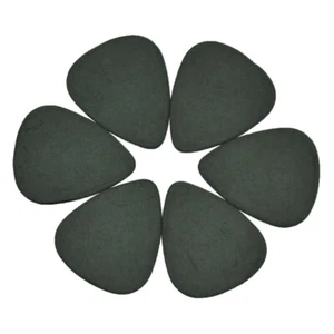 500Pcs Delrin Guitar Picks Plectrums Black Medium Heavy - Picture 1 of 4