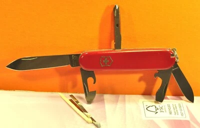 "VICTORINOX"  TINKER   c. 2012's  RED  MULTI-TOOL  FOLDING  SWISS  ARMY  KNIFE - Image 1 of 4
