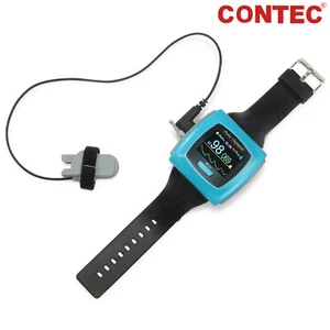 CMS50F Wrist Finger Pulse Oximeter 24h Sleep SpO2 Blood Oxygen Monitor+ Software - Picture 1 of 10