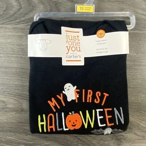 Body manica lunga Just One You My First Halloween taglia 12 mesi by Carters - Foto 1 di 8