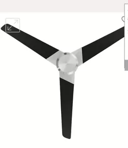 Modern Forms Ultra Ceiling Fan- BN Motor- Black Blades. 54” (NEW) - Picture 1 of 14