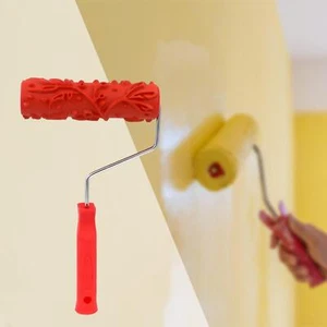 Patterned Paint Roller Decorative Household Embossing Texture Rubber Roller DIY - Picture 1 of 7