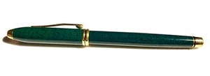 Electroplaca dorada Cross Townsend Rollerball verde mármol - Imagen 1 de 8