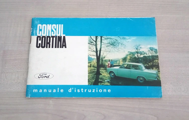 Ford Consul Cortina Libretto Manuale Uso e Manutenzione 1962 PERFETTO - Immagine 1 di 1
