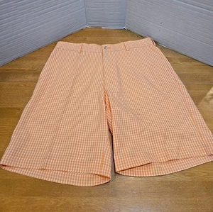 Peter Millar feuchtigkeitsableitende Herrenshorts 32 neu ohne Etikett Golf Papa adrett Sommer bunt Küste - Bild 1 von 15