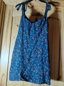 Aritzia Wilfred Mini Dress Lined Paisley Floral Sz. S - Picture 1 of 8