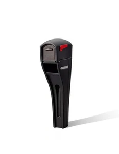 Step2 MailMaster Streamline Large Resin Overpost Mailbox & Post Combo Black Onyx - Picture 1 of 3