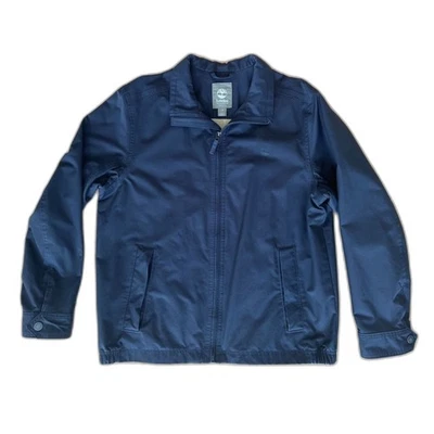 Timberland Dark Navy Blue Waterproof Jacket Rain Coat Outerwear size Large - Image 1 of 4