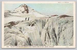 Mt Hood Elliot Gletscher auf Cooper Spur Orgeon ODER Postkarte - Bild 1 von 2