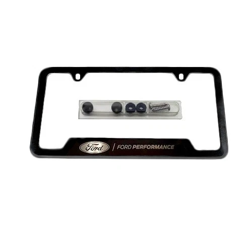Ford Performance License Plate Frame-Black Stainless Steel M-1828-SS304BK Foto 1 de 4