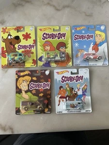 Hot Wheels Premium Scooby-Doo! 5 Car Set - Picture 1 of 6