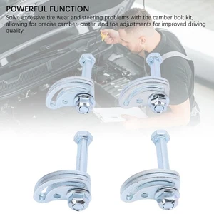 4PCS Camber Alignment Caster Kit High Strength Steel ±1.5 Degree Upper - Picture 1 of 12