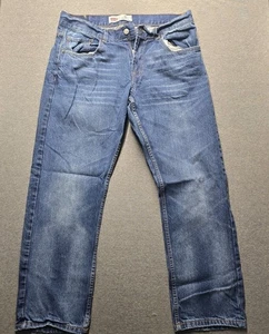 Levis 505 Regular Fit Jeans Youth 16 Husky Blue Denim W34xL28 - Bild 1 von 14