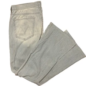 MOTHER The Cruiser On The Road Denim ligero acampanado a rayas 32 - Imagen 1 de 8