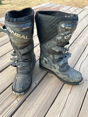 Botas de moto Oneal Rider One Almx ATV negras tallas 13 motocross Foto 1 de 4