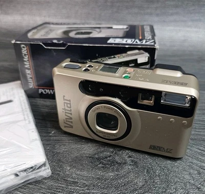 Vivitar 520MZ 35-70mm Super Macro Point & Shoot Film Camera With Box - Image 1 of 4