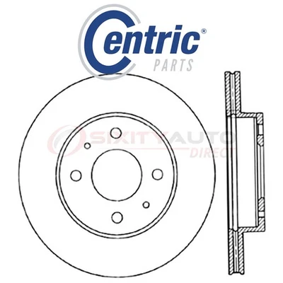 Centric C-TEK Disc Brake Rotor for 1993-2015 Nissan Tsuru 1.6L L4 - Kit Set xu - Image 1 of 4