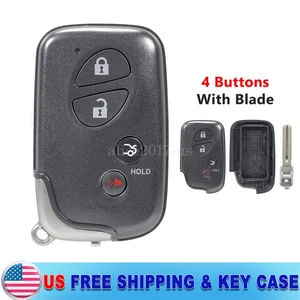 Remote Key Fob SHELL CASE 4 Button for LEXUS IS250 GS350 ES350 GS450h HYQ14AAB - Picture 1 of 9