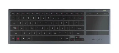 Logitech K830 Illuminated Keyboard with Built-In Touchpad - Black - Image 1 of 3