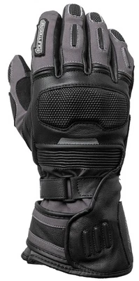 Tourmaster Super-Tour WP Mens Motorcycle Adventure Gloves Black/Dark Gray - Image 1 of 2