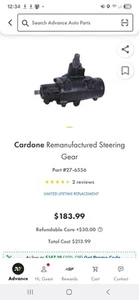 Steering Gear Cardone 27-6556 Reman - Picture 1 of 1