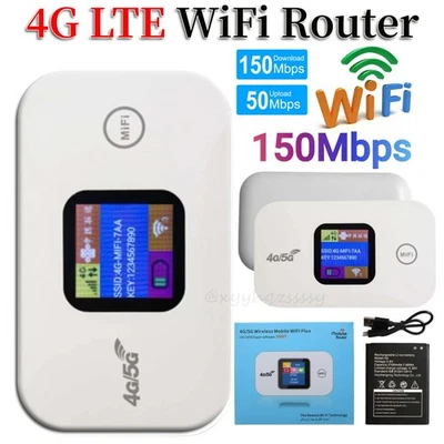 Tragbarer 4G/5G WLAN-Router,Mobiler 4G-WLAN-Hotspot,Kabelloser Internet-Router - Bild 1 von 4